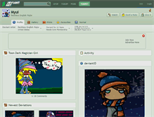 Tablet Screenshot of myui.deviantart.com