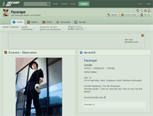Tablet Screenshot of facerape.deviantart.com