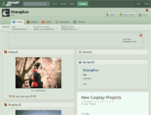 Tablet Screenshot of kisaragikun.deviantart.com