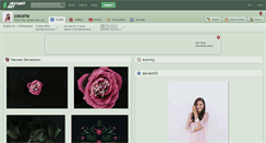Desktop Screenshot of cocorie.deviantart.com