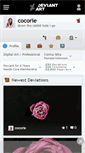 Mobile Screenshot of cocorie.deviantart.com