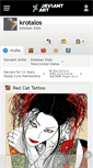 Mobile Screenshot of krotalos.deviantart.com