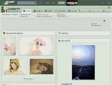 Tablet Screenshot of london19.deviantart.com
