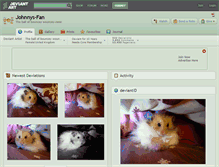 Tablet Screenshot of johnnys-fan.deviantart.com