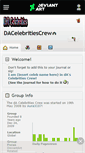 Mobile Screenshot of dacelebritiescrew.deviantart.com