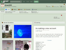 Tablet Screenshot of dream000.deviantart.com