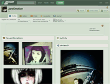Tablet Screenshot of janeemotion.deviantart.com