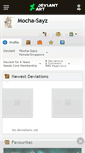 Mobile Screenshot of mocha-sayz.deviantart.com