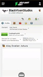 Mobile Screenshot of blackvixenstudios.deviantart.com