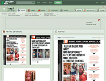 Tablet Screenshot of hogs1.deviantart.com