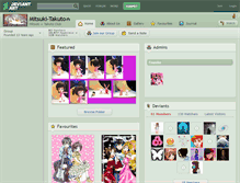 Tablet Screenshot of mitsuki-takuto.deviantart.com