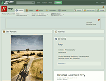 Tablet Screenshot of karp.deviantart.com