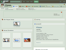 Tablet Screenshot of ktstamps.deviantart.com