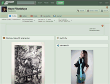 Tablet Screenshot of maya-plisetskaya.deviantart.com