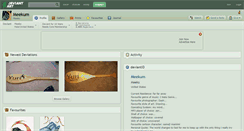 Desktop Screenshot of meekum.deviantart.com