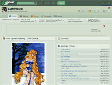 Tablet Screenshot of labtrinthine.deviantart.com