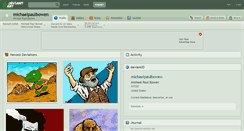 Desktop Screenshot of michaelpaulbowen.deviantart.com