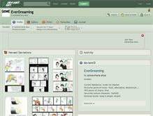 Tablet Screenshot of everdreaming.deviantart.com