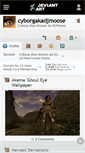 Mobile Screenshot of cyborgakadjmoose.deviantart.com
