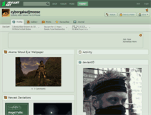 Tablet Screenshot of cyborgakadjmoose.deviantart.com