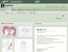 Tablet Screenshot of inusonlyluv.deviantart.com