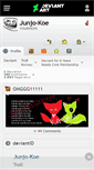 Mobile Screenshot of junjo-koe.deviantart.com