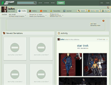 Tablet Screenshot of ladtec.deviantart.com