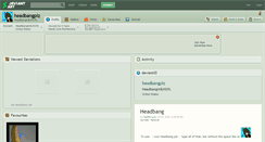 Desktop Screenshot of headbangplz.deviantart.com