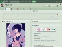 Tablet Screenshot of digitalsleaze.deviantart.com