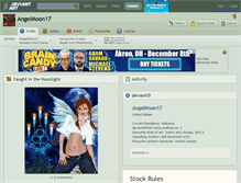 Tablet Screenshot of angelmoon17.deviantart.com