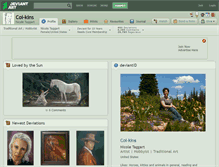 Tablet Screenshot of coi-kins.deviantart.com