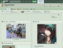 Tablet Screenshot of draconickytten.deviantart.com