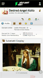 Mobile Screenshot of desired-angel-xoxo.deviantart.com