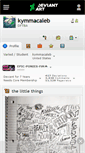 Mobile Screenshot of kymmacaleb.deviantart.com