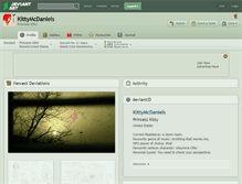 Tablet Screenshot of kittymcdaniels.deviantart.com