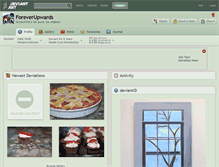 Tablet Screenshot of foreverupwards.deviantart.com
