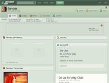 Tablet Screenshot of dai-club.deviantart.com