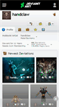 Mobile Screenshot of handclaw.deviantart.com