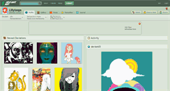 Desktop Screenshot of lillyloops.deviantart.com