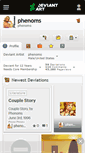Mobile Screenshot of phenoms.deviantart.com