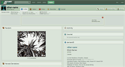 Desktop Screenshot of other-name.deviantart.com