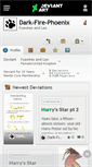 Mobile Screenshot of dark-fire-phoenix.deviantart.com