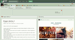 Desktop Screenshot of mhf3.deviantart.com