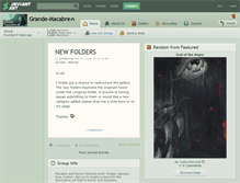 Tablet Screenshot of grande-macabre.deviantart.com