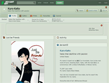 Tablet Screenshot of kuro-kaito.deviantart.com