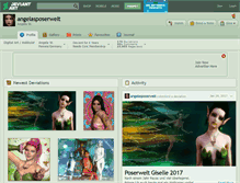 Tablet Screenshot of angelasposerwelt.deviantart.com