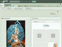 Tablet Screenshot of hozaneck.deviantart.com