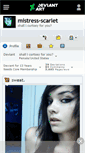 Mobile Screenshot of mistress-scarlet.deviantart.com