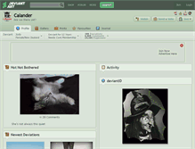 Tablet Screenshot of calander.deviantart.com
