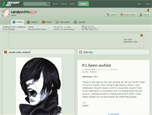 Tablet Screenshot of candyswirlz.deviantart.com